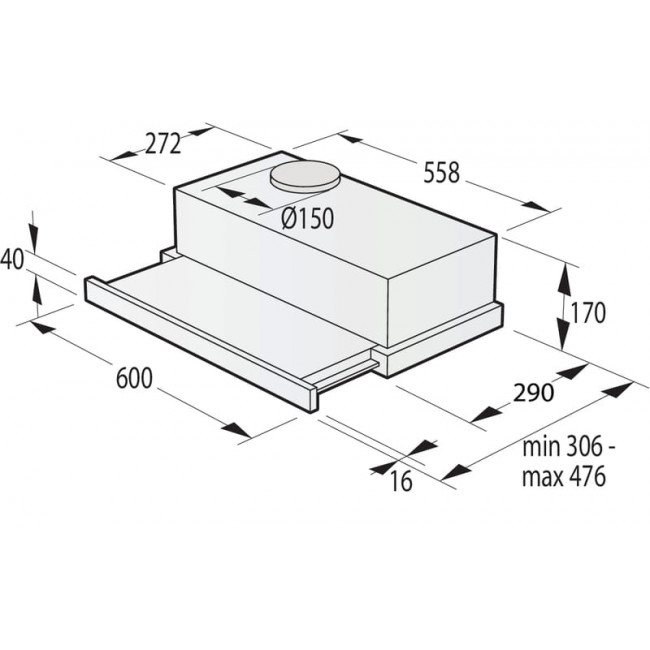 Витяжка Gorenje TH64E3BG