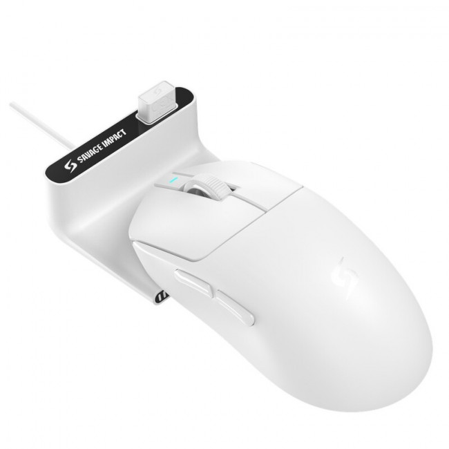 Миша бездротова Bloody SG5 White