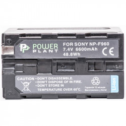 Акумулятор PowerPlant Sony LED NP-F960 6600mAh (DV00DV1367)