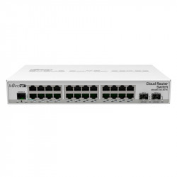 Комутатор MikroTik CRS326-24G-2S+IN