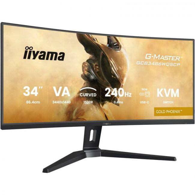 Монітор Iiyama 34" G-Master GCB3486WQSCP-B1 VA Black 240Hz Curved