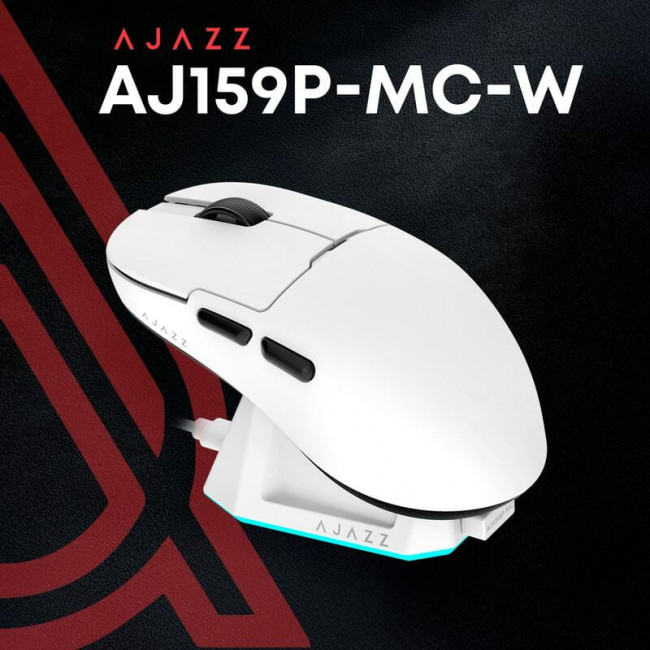Миша бездротова Ajazz AJ159P MC White (AJ159P-MC-W)