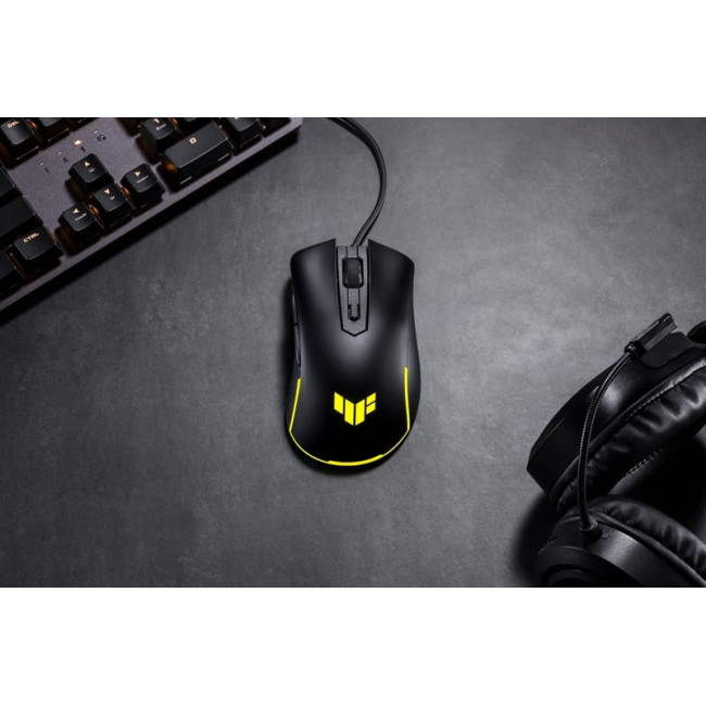 Миша Asus TUF Gaming M3 Gen II Black (90MP0320-BMUA00) + Ігрова поверхня Asus TUF Gaming P1 Black (90MP02G0-BPUA00)