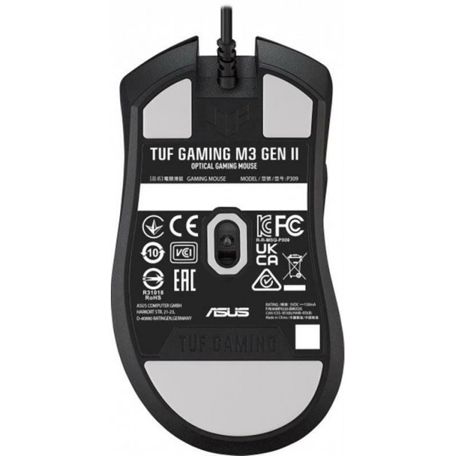 Миша Asus TUF Gaming M3 Gen II Black (90MP0320-BMUA00) + Ігрова поверхня Asus TUF Gaming P1 Black (90MP02G0-BPUA00)