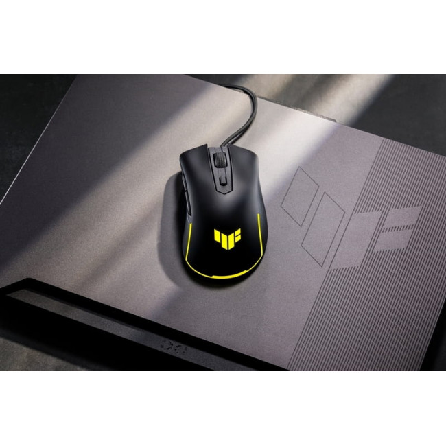 Миша Asus TUF Gaming M3 Gen II Black (90MP0320-BMUA00) + Ігрова поверхня Asus TUF Gaming P1 Black (90MP02G0-BPUA00)