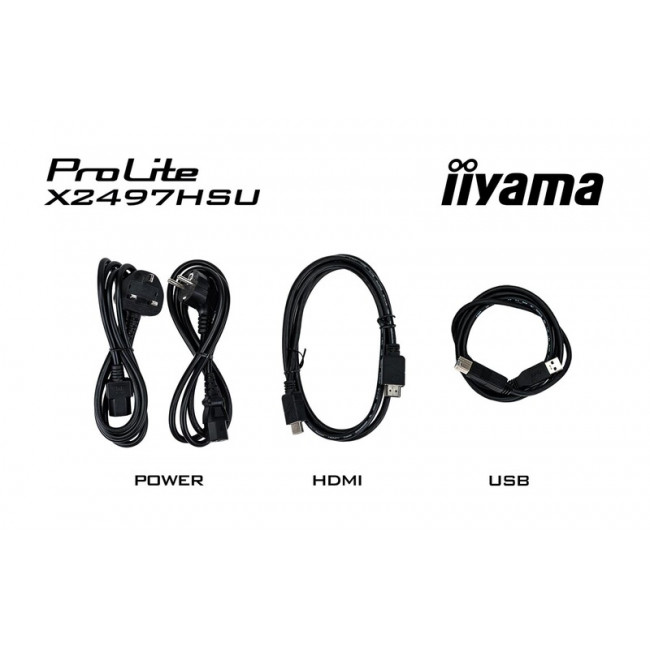 Монiтор Iiyama 23.8" ProLite X2497HSU-B1 IPS Black 120Hz