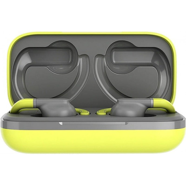 Bluetooth-гарнітура Canyon TWS-11 Headset On Run Sport Yellow-Grey (CNS-TWS11GR)