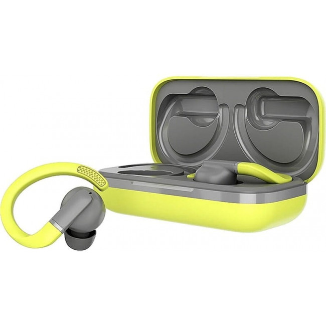 Bluetooth-гарнітура Canyon TWS-11 Headset On Run Sport Yellow-Grey (CNS-TWS11GR)
