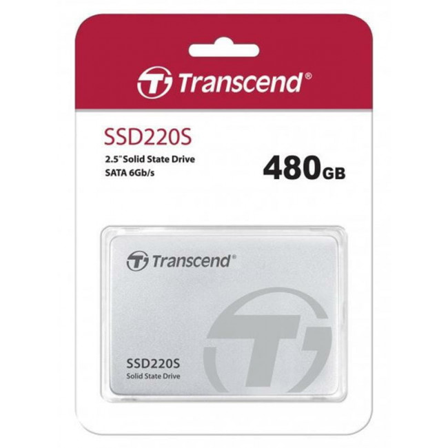 Накопичувач SSD  480GB Transcend SSD220 2.5" SATA III TLC (TS480GSSD220S)