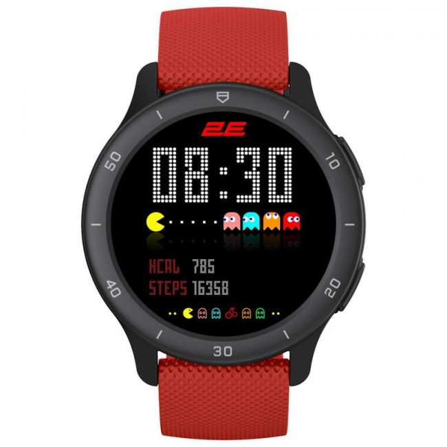 Смарт-годинник 2E Motion GT2 47 mm Black/Red (2E-CWW21BKRD)