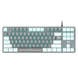 Клавіатура Aula Mechanical F3287 White/Grey keycap KRGD blue (6948391240688)