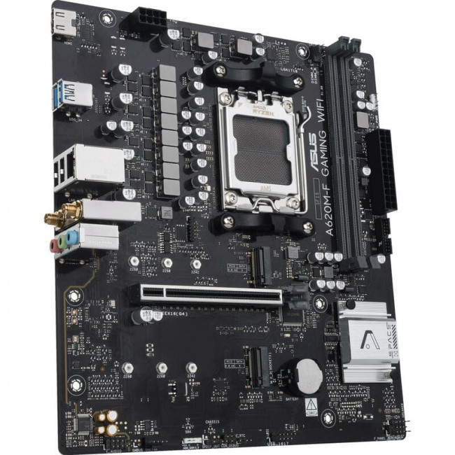 Материнська плата Asus A620M-F Gaming WiFi Socket AM5