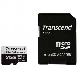 Карта пам`ятi MicroSDXC 512GB UHS-I/U3 Class 10 Transcend 340S R160/W125MB/s + SD-адаптер (TS512GUSD340S)