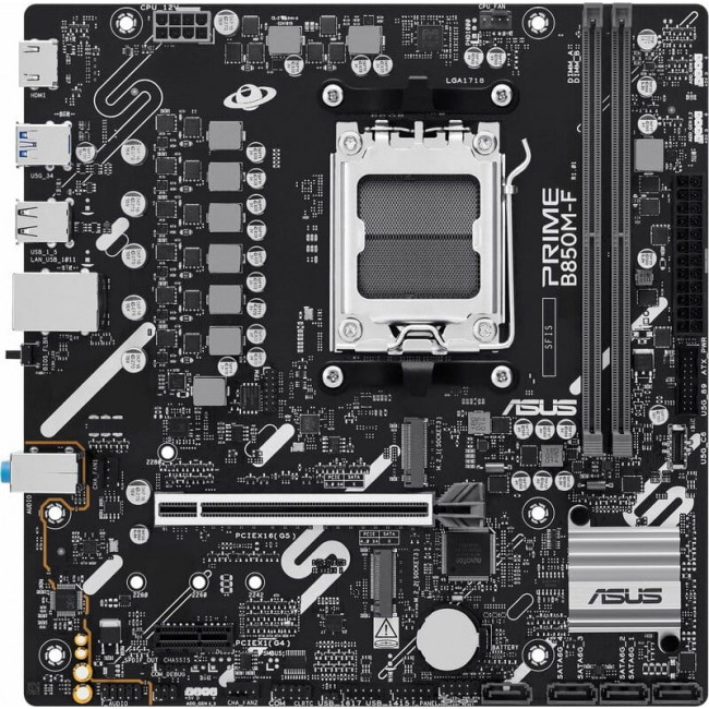Материнська плата Asus Prime B850M-F Socket AM5