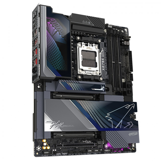 Материнська плата Gigabyte X870E Aorus Master X3D Socket AM5