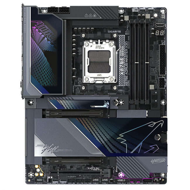 Материнська плата Gigabyte X870E Aorus Master X3D Socket AM5