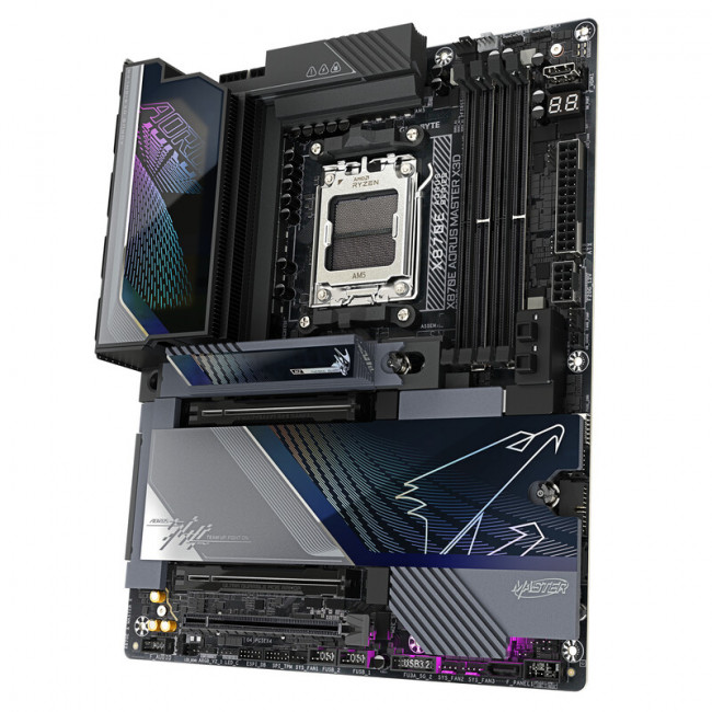 Материнська плата Gigabyte X870E Aorus Master X3D Socket AM5