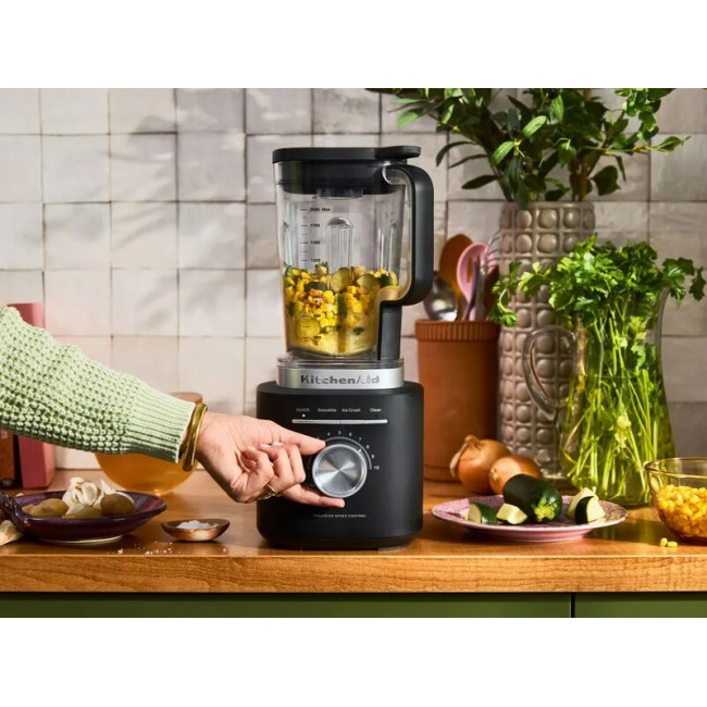 Блендер стаціонарний KitchenAid Pure Power 2 л Matte Blake (5KSB2073EBM)