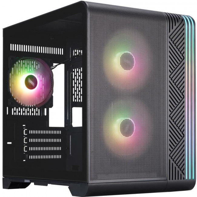 Корпус 1stPlayer VT5-BK-3F7 Black