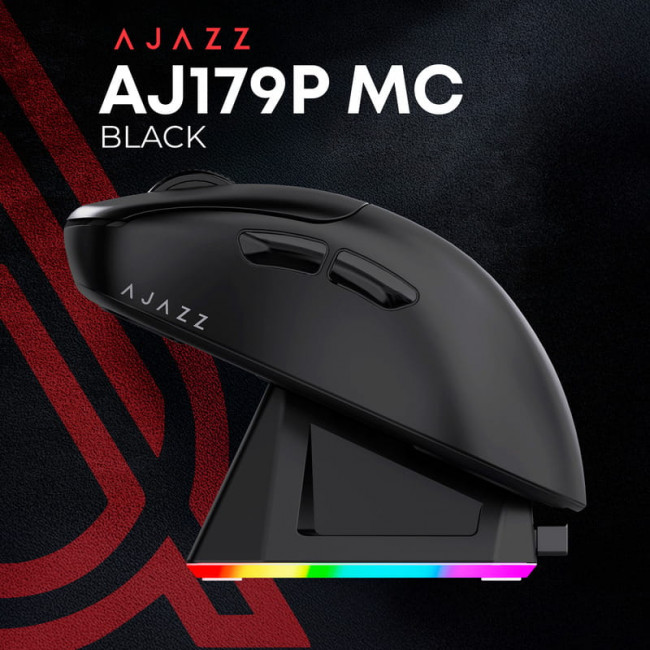 Миша бездротова Ajazz AJ179P MC Black (AJ179P-MC-B)