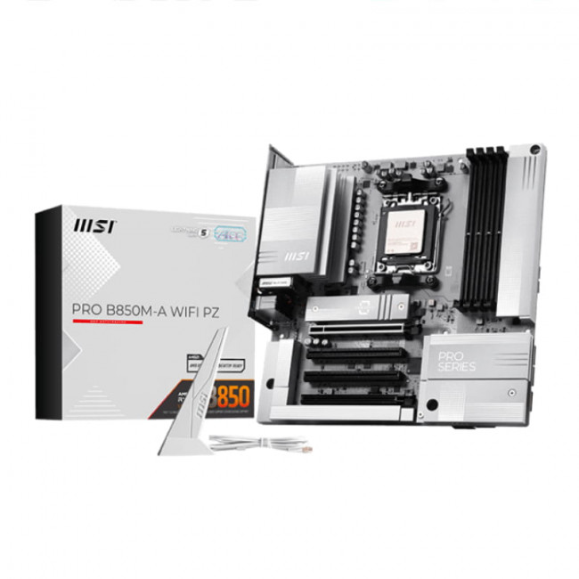 Материнська плата MSI Pro B850M-A WiFi PZ Socket AM5