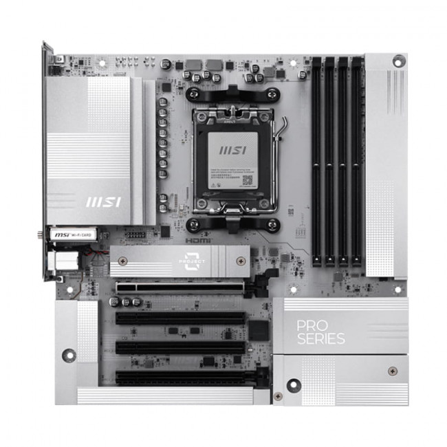 Материнська плата MSI Pro B850M-A WiFi PZ Socket AM5