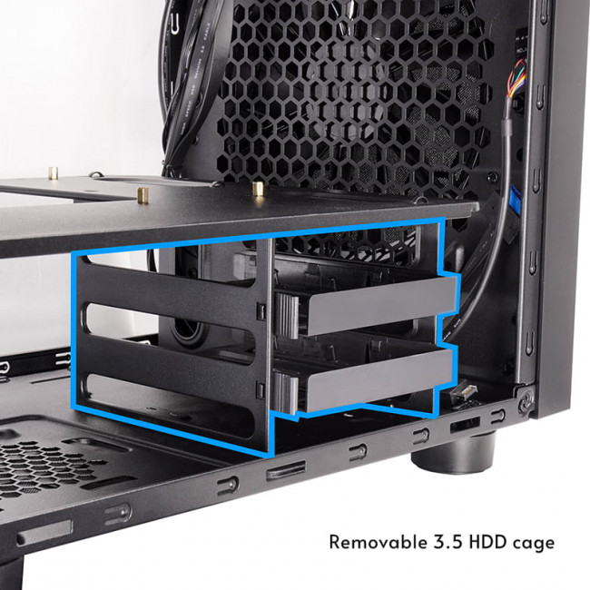 Корпус Chieftec The Cube Black (CI-03B-OP)