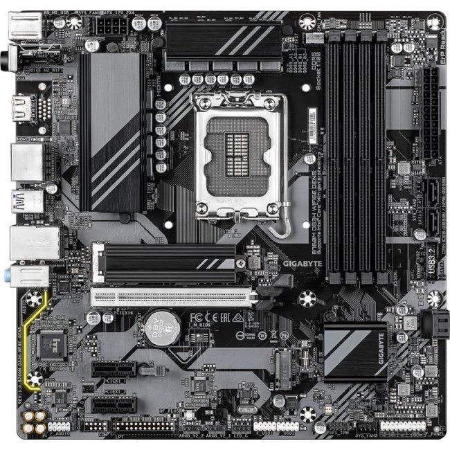 Материнська плата Gigabyte B760M DS3H WiFi6E Gen5 Socket 1700