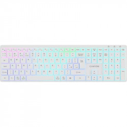 Клавіатура бездротова Canyon HKB-W11 White (CNS-HBTK11W)