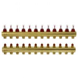 Колектор Danfoss FHF-12F з ротаметрами (088U0532)