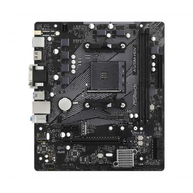 Материнська плата ASRock A520M-HDV Socket AM4
