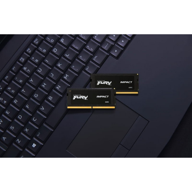 Модуль пам`ятi SO-DIMM DDR5 32GB/5600 Kingston Fury Impact PnP (KF556S40IB-32)