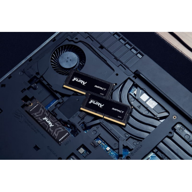 Модуль пам`ятi SO-DIMM DDR5 32GB/5600 Kingston Fury Impact PnP (KF556S40IB-32)