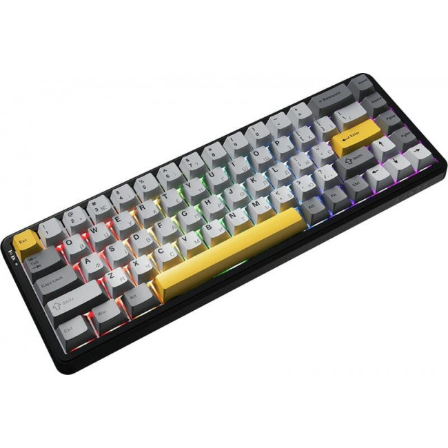 Клавіатура Ajazz AK680 MAX Magnetic Switch RGB USB Black (AK680-M-BGY-AW)