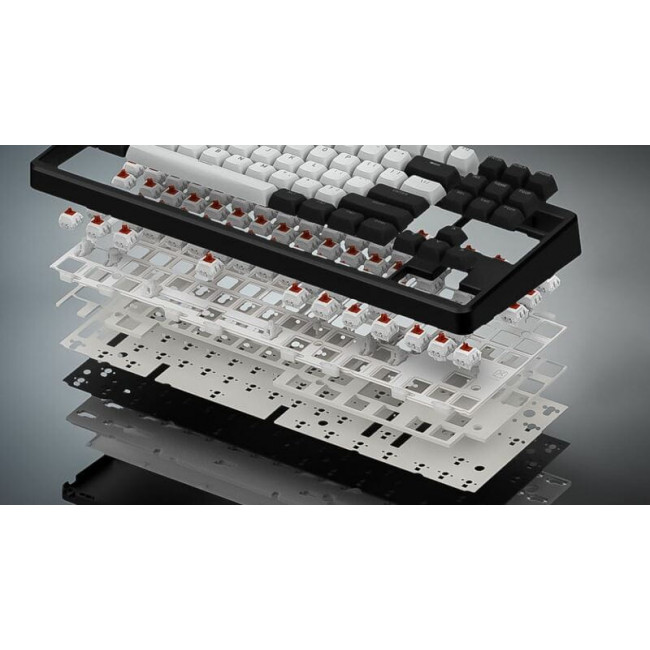 Клавіатура бездротова Hator Rockfall 3 Mecha TKL Wireless Orange Black (HTK850UA)