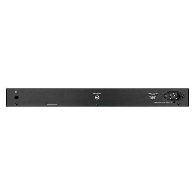 Комутатор D-Link DGS-1250-52XMP (48x1GE PoE, 4xSFP+, max PoE 370W, Smart)