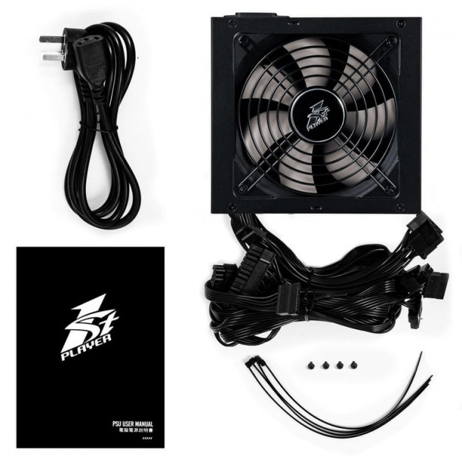 Блок живлення 1stPlayer PS-600AX 600W (DKPM-BRZ-600-BK-EU)