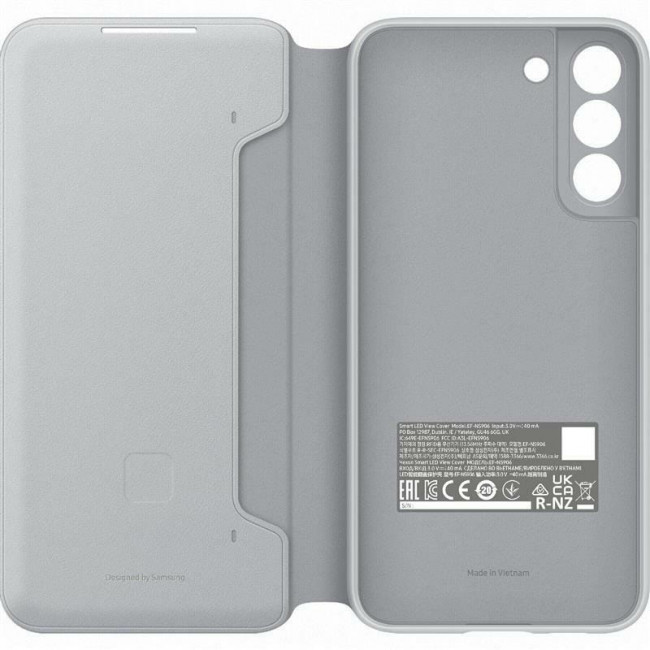 Чохол-книжка Samsung Smart LED View Cover для Samsung Galaxy S22+ SM-S906 Light Gray (EF-NS906PJEGRU)