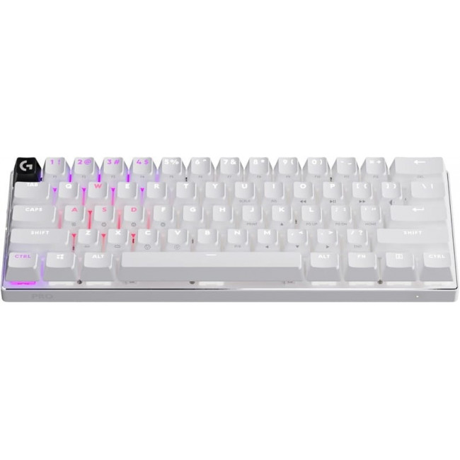 Клавiатура бездротова Logitech G PRO X 60 TKL GX Optical Tactile White (920-011930)