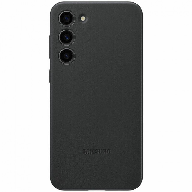 Чохол-накладка Samsung Leather Cover для Samsung Galaxy S23 Plus SM-S916 Black (EF-VS916LBEGRU)