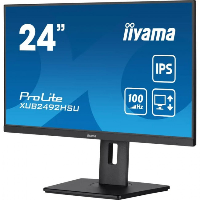Монітор Iiyama 23.8" ProLite XUB2492HSU-B6 IPS Black 100Hz
