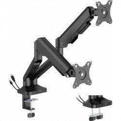 Кріплення настільне для двох моніторів OfficePro 17-35" Black (MA452B)