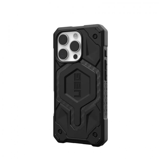 Чохол-накладка Urban Armor Gear Magsafe для Apple iPhone 16 Pro Monarch Pro Carbon Fiber (114456114242)