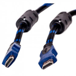 Кабель PowerPlant (KD00AS1207) HDMI-HDMI v1.4, 20м, Nylon, Double ferrites, Black