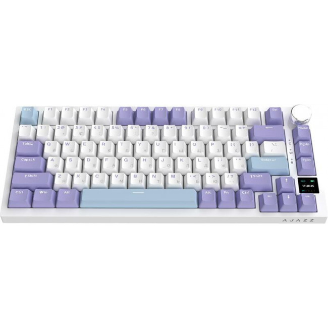 Клавіатура бездротова Ajazz AK820 Pro Gift Switch Purple (AK820PRO-G-PWB)