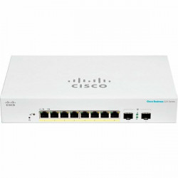 Комутатор Cisco Business CBS220-8P-E-2G-EU (8xGE PoE, 2xSFP, 65 Вт, Smart)