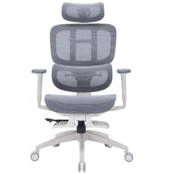 Крісло офісне Officepro Skyline Footrest White/Dark Gray (OC750-W-DG-DG)