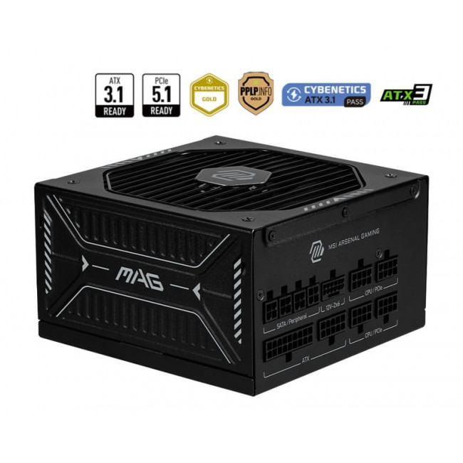 Блок живлення MSI MAG A1000GLS PCIE5 PCIE5 1000W