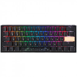 Клавіатура Ducky One 3 Mini Cherry MX Brown RGB UA USB Black (DKON2161ST-BUAPXCLAWSC1)