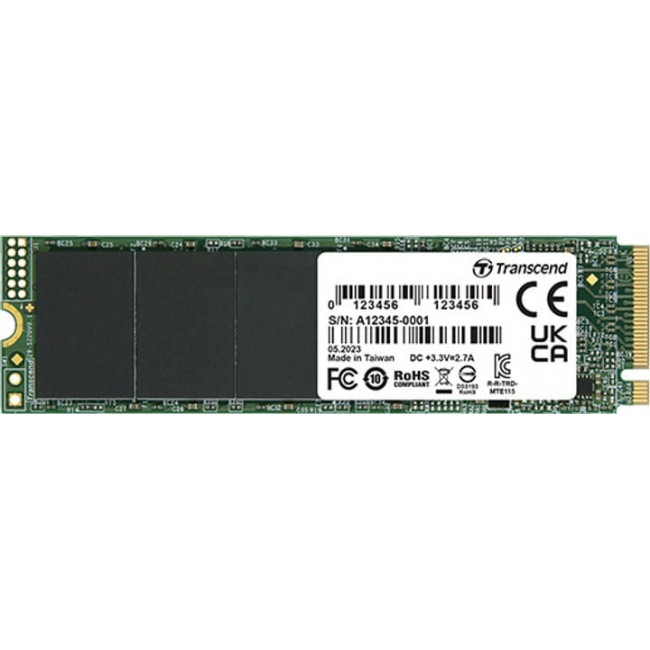 Накопичувач SSD 1TB Transcend 115S M.2 2280 Gen3x4 TLC (TS1TMTE115S)
